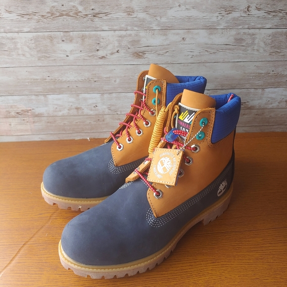 TIMBERLAND MEN’S PREMIUM WATERPROOF BOOT WHEAT NUB - Picture 1 of 8